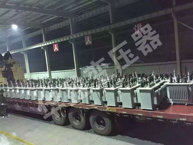 朔州非晶合金变压器发货现场